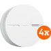 Netatmo Smart Smoke Detector (10 years) 4-pack Main Image