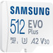 Samsung EVO Plus 512GB microSDXC UHS-I U3 130MB/s Full HD &4K UHD MemoryCard with Adapter linkerkant