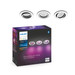 Philips Hue Centura inbouwspot White and Color rond Wit 6-pack verpakking