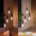 Philips Hue Filamentlamp White Ambiance Edison E27 2-pack product in gebruik