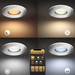 Philips Hue Xamento Bathroom Recessed Spot Light White and Color Chrome product in use