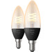 Philips Hue Filament Light White Candle Lamp E14 Duo Pack Main Image