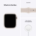 Apple Watch Series 7 41mm Witgoud Aluminium Crème Sportband + Apple Usb C Oplader 20W 