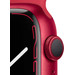 Apple Watch Series 7 45mm RED Aluminium RED Sportband detail