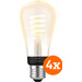 Philips Hue Ampoule à Filament White Ambiance Edison E27 Lot de 4 Main Image