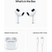 Apple AirPods 3 with MagSafe Wireless Charging Case 