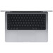 Apple MacBook Pro 14" (2021) M1 Pro (10 core CPU/16 core GPU) 16GB/1TB Space Gray AZERTY bovenkant