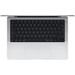 Apple MacBook Pro 14" (2021) M1 Pro (10 core CPU/16 core GPU) 16GB/1TB Zilver AZERTY bovenkant