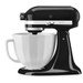 KitchenAid 5KSM2CB5PWS Mengkom Wit 4,7 L product in gebruik