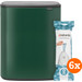 Brabantia Bo Touch Bin 2 x 30 Liter Pine Green + Vuilniszakken (120 stuks) Main Image