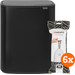 Brabantia Bo Touch Bin 60 Litres Noir Mat + Sacs Poubelle (2 x 60 pièces) Main Image