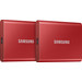 Samsung T7 Portable SSD 2TB Red - Duo Pack Main Image