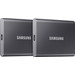 Samsung T7 Portable SSD 1 To Gris - Lot de 2 Main Image