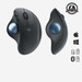 Logitech M575 ERGO Wireless Trackball Mouse Graphite 