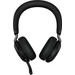 Jabra Evolve2 MS TEAMS 75 Casque de bureau Sans Fil USB-A Noir avec Support de Charge 