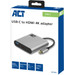 ACT Adaptateur USB-C vers USB et HDMI avec Power Delivery emballage