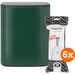 Brabantia Bo Touch Bin 60 Litres Pine Green + Sacs Poubelle (120 pièces) Main Image