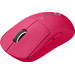 Logitech G Pro X Superlight Souris Gamer Sans Fil Rose dessus