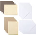 Cricut Cut-Away Cards Neutrals A2 (10,8 cm x 14 cm) Lot de 8 Main Image