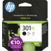 HP 301XL Cartridge Black Main Image