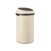 Brabantia Touch Bin 60 Liter Soft Beige achterkant