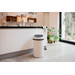 Brabantia Touch Bin 60L Soft Beige + Trash Bags (120 units) product in use