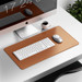 Satechi Eco Leather Mouse Pad Brown product in use