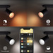 Philips Hue Fugato White and Color 4 Spots Noir 