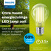 Philips LED Filament lamp - 4W - E27 - warm wit licht visual leverancier