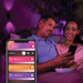 Philips Hue Appear muurlamp White and Color Zwart 5-Pack product in gebruik