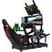 Next Level Racing F-GT Elite Directe Overhead Monitorstandaard Add On Grijs product in gebruik