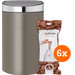 Brabantia Touch Bin 40 Litres Platinum + Sacs Poubelle (120 pièces) Main Image