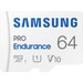 Samsung PRO Endurance 64GB microSDXC + SD Adapter voorkant