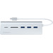 Satechi Aluminum USB Hub USB-C Zilver linkerkant