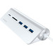 Satechi Aluminum USB Hub USB-C Zilver linkerkant