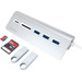 Satechi Aluminum USB Hub USB-C Zilver product in gebruik