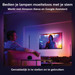 Philips Hue Gradient Signe White and Color Lampe à Poser + Lampadaire Noir 