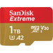 SanDisk MicroSDXC Extreme 1TB 190mb/s voorkant