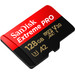 SanDisk MicroSDXC Extreme Pro 128GB 200mb/s voorkant