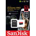 SanDisk MicroSDXC Extreme Pro 64 Go 200 Mo/s emballage