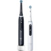 Oral-B iO 5N Black and White Duo Pack + iO Ultimate Clean Brush Attachments (8 units) front