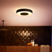 Philips Hue Xamento Bathroom Ceiling Lamp - White and Colored Light - Black - 38cm product in use