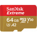 SanDisk MicroSDXC Extreme 64 Go 170 Mo/s + Adaptateur SD Main Image