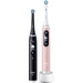 Oral-B iO 6n Black and Light Pink Duo Pack + Brush Attachments (8 units) 