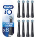 Oral-B iO Ultimate Clean Zwart met kleurindicator (8 stuks) rechterkant