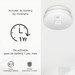 ELRO Blue Line CBFS58R Smoke Detector 5-pack + Carbon Monoxide Detector detail