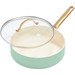 GreenPan Padova Mint Green Pannenset 6-delig voorkant