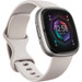 Fitbit Sense 2 Zilver/Wit linkerkant