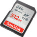 SanDisk SDXC Ultra 512 Go 150 mo/s dessus