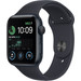 Apple Watch SE (2022) 44mm Midnight Aluminum Midnight Sport Band front